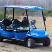 Elektryczny pojazd wolnobieżny Frugal Standard 4- osobowy Box Niebieski
