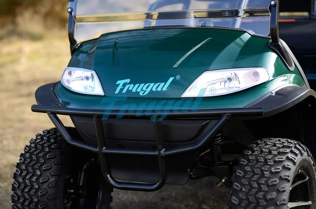 Elektryczny pojazd wolnobieżny Frugal Randan 4- osobowy (ciemna zieleń)