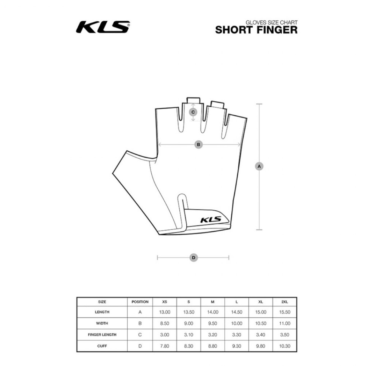 Rękawiczki rowerowe KLS Cutout Short